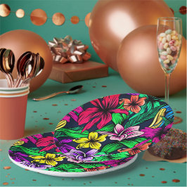 ハワイアンプリント ペーパープレート