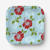 ハワイアンプリント ペーパープレート (正面)