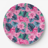ハワイアンプリント ペーパープレート (正面)