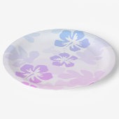 ハワイアンプリント ペーパープレート (アングル)