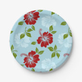 ハワイアンプリント ペーパープレート (正面)
