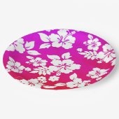 ハワイアンプリント ペーパープレート (アングル)