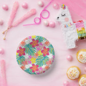 ハワイアンプリント ペーパーボウル (パーティー)