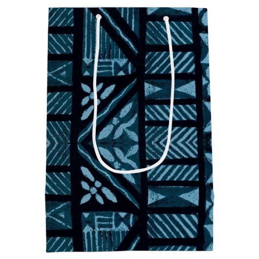 ハワイアンプリント ミディアムペーパーバッグ (裏面)