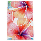 ハワイアンプリント ミディアムペーパーバッグ (正面)