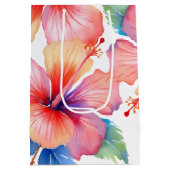 ハワイアンプリント ミディアムペーパーバッグ (裏面)