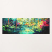 ハワイアンプリント ヨガマット (正面(横))