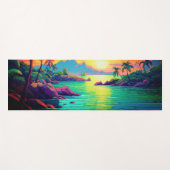 ハワイアンプリント ヨガマット (正面(横))