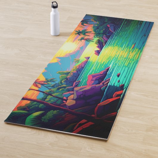 ハワイアンプリント ヨガマット (インサイチュ)