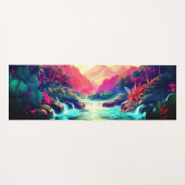 ハワイアンプリント ヨガマット (正面(横))