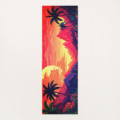 ハワイアンプリント ヨガマット (裏面)