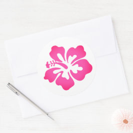 ハワイアンプリント ラウンドシール