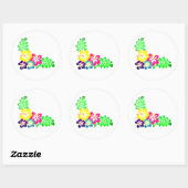 ハワイアンプリント ラウンドシール (シート)