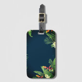 ハワイアンプリント ラゲッジタグ (正面縦)