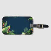 ハワイアンプリント ラゲッジタグ (正面横)