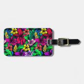 ハワイアンプリント ラゲッジタグ (正面横)