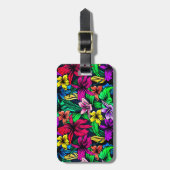 ハワイアンプリント ラゲッジタグ (正面縦)