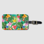 ハワイアンプリント ラゲッジタグ (正面横)