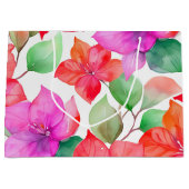 ハワイアンプリント ラージペーパーバッグ (正面)