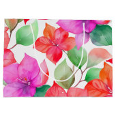 ハワイアンプリント ラージペーパーバッグ (裏面)