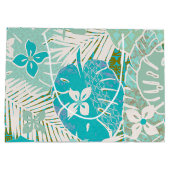 ハワイアンプリント ラージペーパーバッグ (裏面)