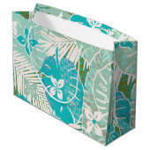 ハワイアンプリント ラージペーパーバッグ (裏面アングル)