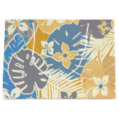 ハワイアンプリント ラージペーパーバッグ (正面)