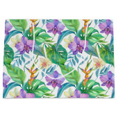 ハワイアンプリント ラージペーパーバッグ (正面)