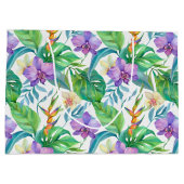 ハワイアンプリント ラージペーパーバッグ (裏面)