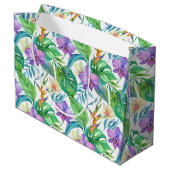 ハワイアンプリント ラージペーパーバッグ (裏面アングル)