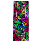 ハワイアンプリント ワインギフトバッグ (正面)