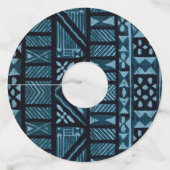 ハワイアンプリント ワイングラスタグ (正面)