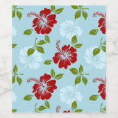 ハワイアンプリント ワインラベル (シングルラベル)