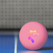 ハワイアンプリント 卓球ボール (ネット)