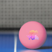 ハワイアンプリント 卓球ボール (ネット)