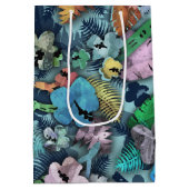 ハワイアンプリント(工具付き電気工事士用) ミディアムペーパーバッグ (裏面)