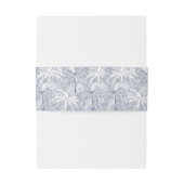 ハワイアンプリント  招待状ベリーバンド (裏面例)