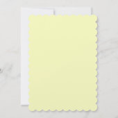 ハワイアンプリント 招待状 (裏面)