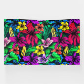 ハワイアンプリント 横断幕 (横)