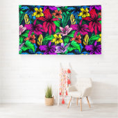 ハワイアンプリント 横断幕 (インサイチュ)