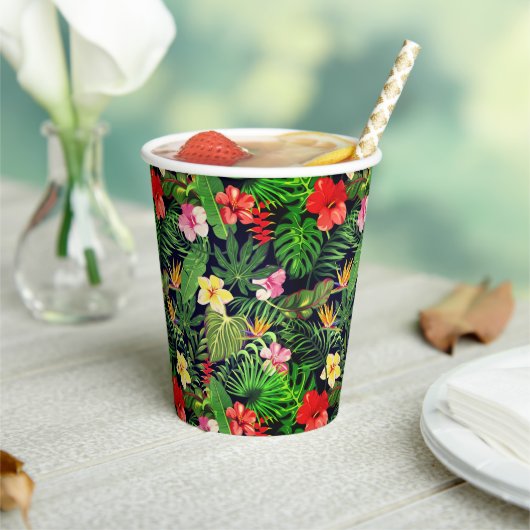 ハワイアンプリント 紙コップ (インサイチュ)