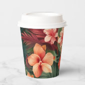 ハワイアンプリント 紙コップ (正面)