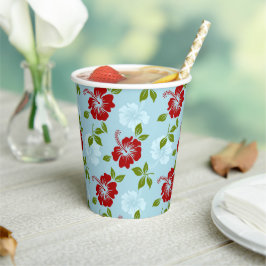 ハワイアンプリント 紙コップ