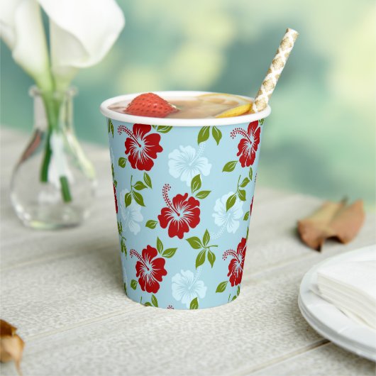 ハワイアンプリント 紙コップ (インサイチュ)