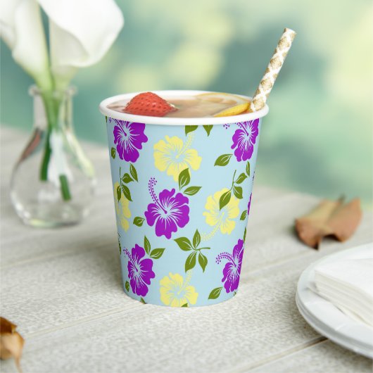 ハワイアンプリント 紙コップ (インサイチュ)