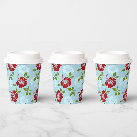 ハワイアンプリント 紙コップ (複数)