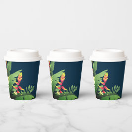 ハワイアンプリント 紙コップ