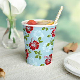 ハワイアンプリント 紙コップ