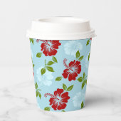 ハワイアンプリント 紙コップ (裏面)