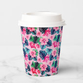 ハワイアンプリント 紙コップ (裏面)